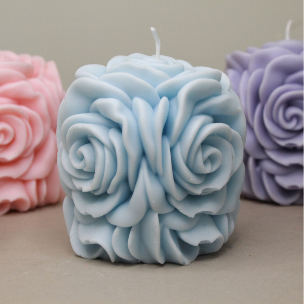 3d Big Flower Candle set of 1