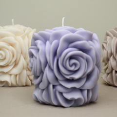 3d Big Flower Candle set of 1
