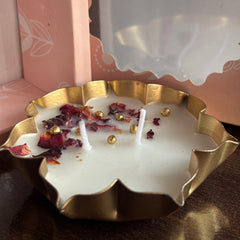 Urli Rose Candle set of 1 - pack of 4