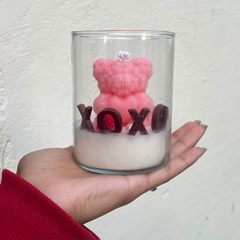 XOXO With Teddy In A Jar Scented Candle